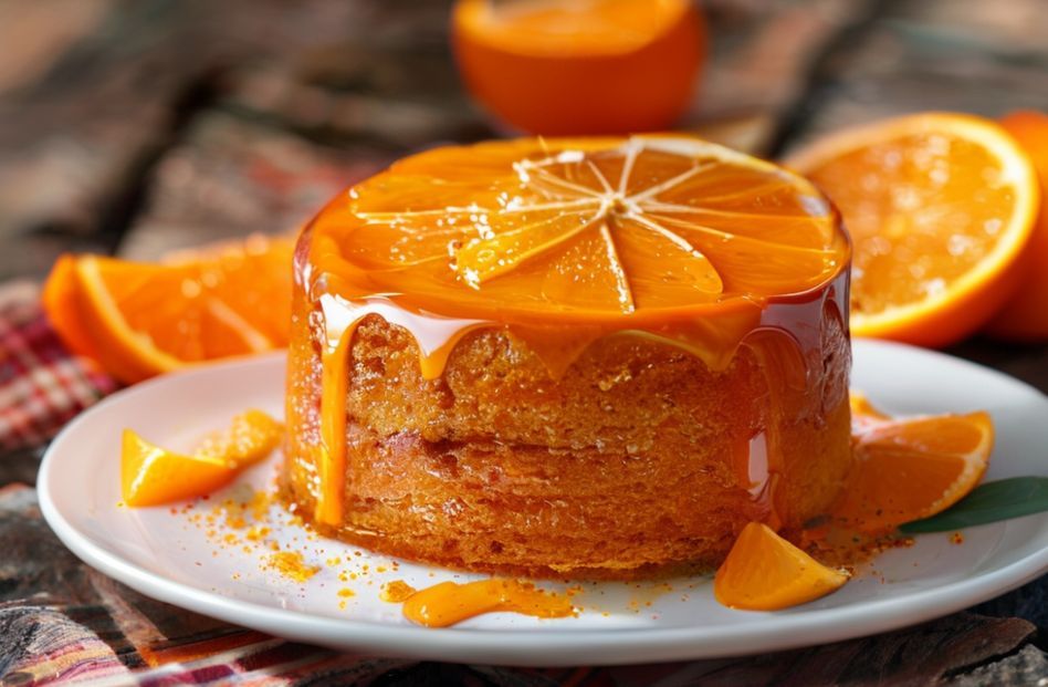 Bolo de Laranja Molhadinho no Liquidificador