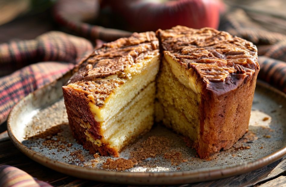 Bolo de Maçã e Aveia no Liquidificador