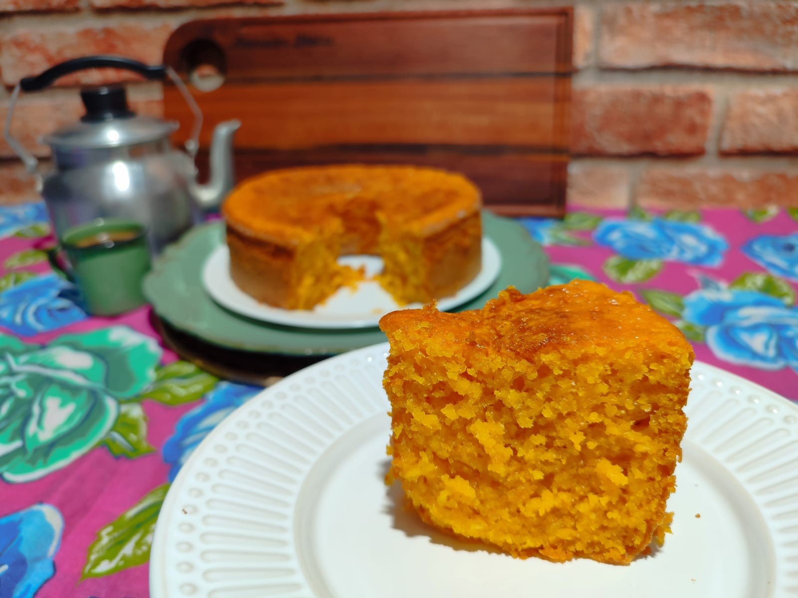 Bolo de Jerimum no Liquidificador